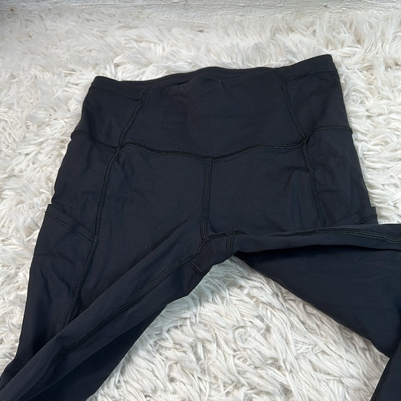 Lululemon Fast & Free Crop (19") Black - Picture 2 of 6